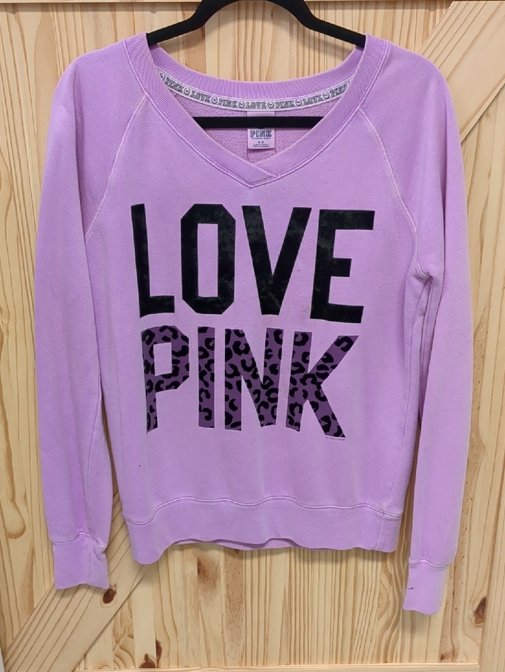 Victoria's Secret PINK Lavender Logo Pullover